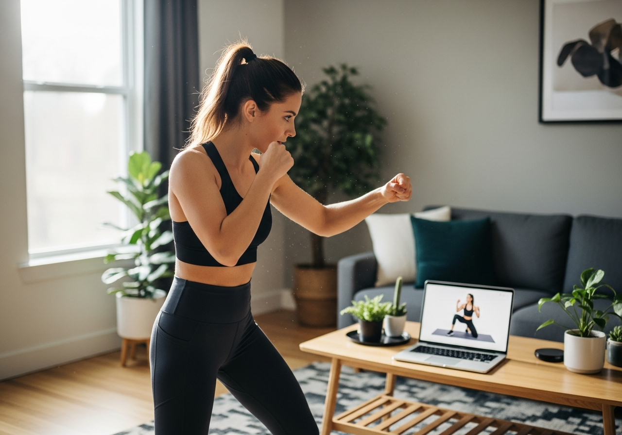 Онлайн занятие по фитбоксу